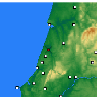 Nearby Forecast Locations - Leiria - Map