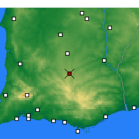 Nearby Forecast Locations - Almodôvar - Map
