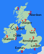 Forecast Thu Jan 09 United Kingdom