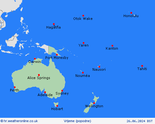 overview  Oceanija Karte prognoza