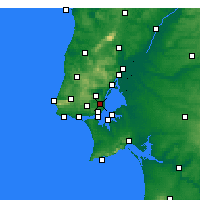 Nearby Forecast Locations - Lisbon - Map
