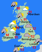 Forecast Sun Nov 27 United Kingdom