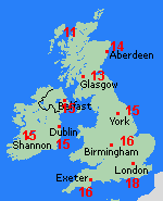 Forecast Tue Oct 22 United Kingdom