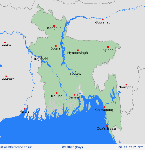 Overview - Bangladesh - Forecast maps - weather forecast